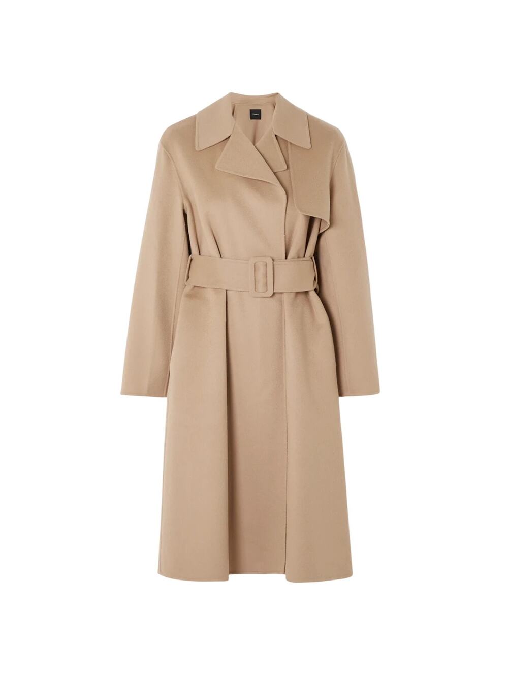 Theory Belted Beige Trench Overcoat Size XS